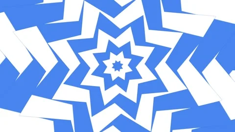 Geometric starburst diamond abstract animation loop Vídeos de archivo 346545306
