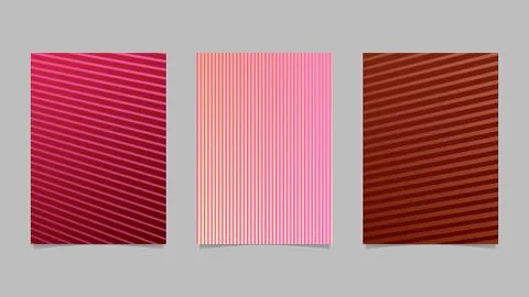 Geometric stripe set - gradient  abstract vector brochure templates 스톡 일러스트