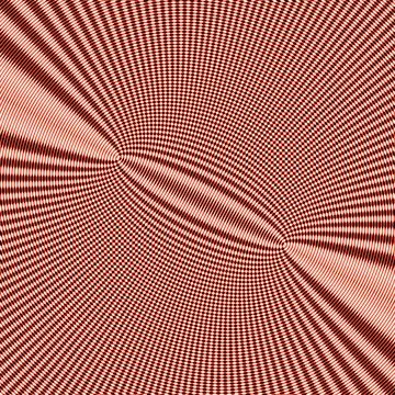 Geometric striped pattern abstract design with radial symmetry Stock Illustration