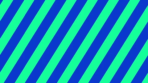Geometric Striped Pattern in Vibrant Blue and Green Colors Vídeo Stock 341926158