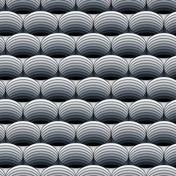 Geometric striped seamless background. Stock-Illustration