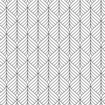 Geometric striped seamless background. Stock Illustration