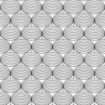 Geometric striped seamless background. Stock Illustration