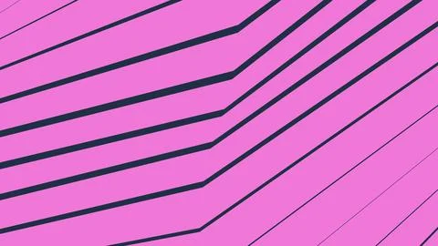 Geometric stripes pattern in pink background Stock Illustration