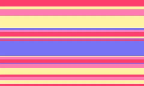 Geometric stripes seamless vector pattern with horizontal lines in varied c.. Stock Illustration