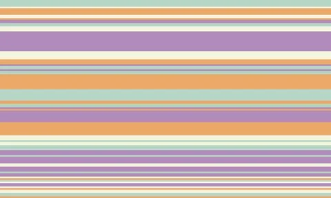 Geometric stripes seamless vector pattern with horizontal lines in varied c.. Illustrazione stock