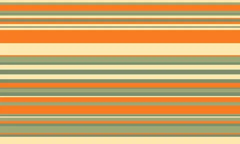 Geometric stripes seamless vector pattern with horizontal lines in varied c.. Stockillustratie