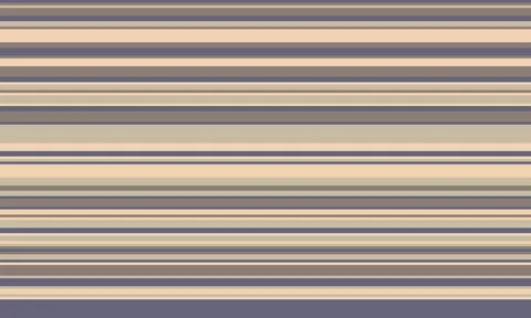 Geometric stripes seamless vector pattern with horizontal lines in varied c.. Stock Illustration