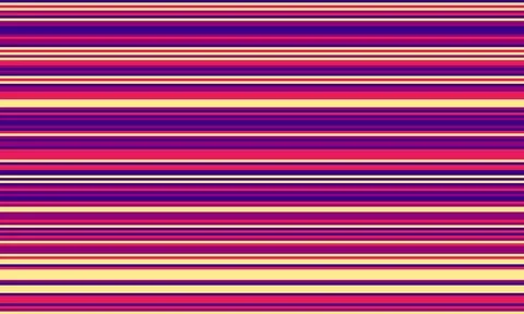 Geometric stripes seamless vector pattern with horizontal lines in varied c.. Stock Illustration