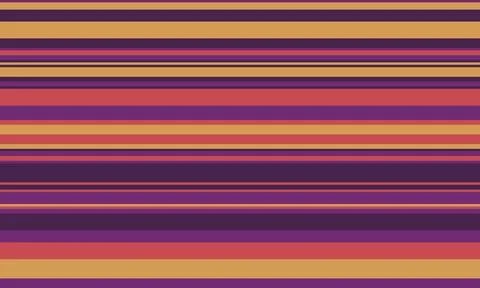 Geometric stripes seamless vector pattern with horizontal lines in varied c.. 库存插图
