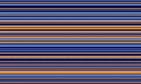 Geometric stripes seamless vector pattern with horizontal lines in varied c.. Stock Illustration