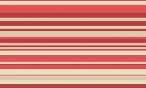 Geometric stripes seamless vector pattern with horizontal lines in varied c.. Stock Illustration