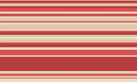 Geometric stripes seamless vector pattern with horizontal lines in varied c.. Stock Illustration