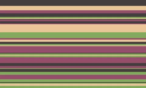 Geometric stripes seamless vector pattern with horizontal lines in varied c.. Illustrazione stock