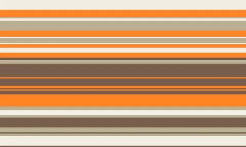 Geometric stripes seamless vector pattern with horizontal lines in varied c.. Stock Illustration