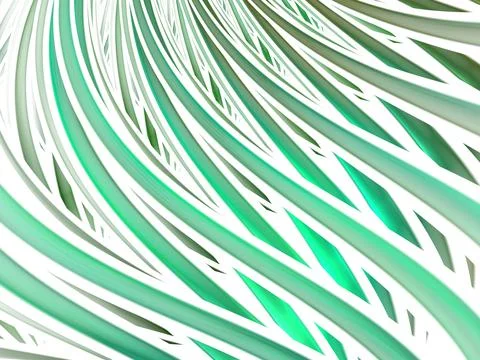 Geometric stripes, waves. Abstract glowing crossing lines pattern イラスト素材