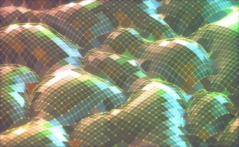 Geometric Structure Abstract Background Stock Illustration