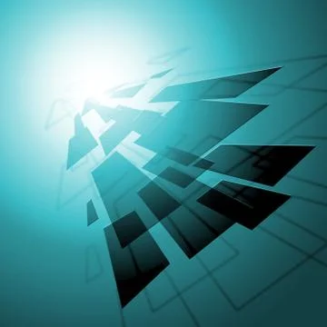 Geometric style background means grid pattern or geometric effect. Stock Illustration