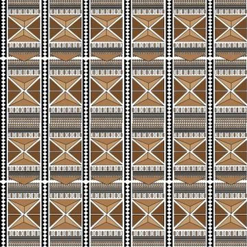 Geometric style ethnic pattern Stock Illustration