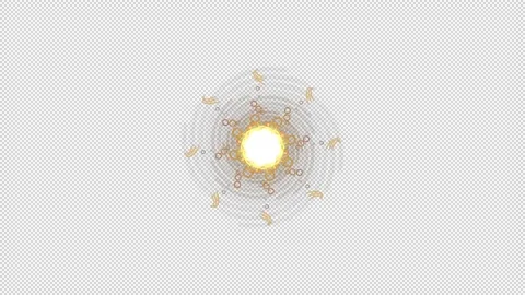 Geometric Sun Stock Footage 234257907