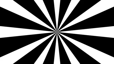 Geometric sunburst pattern expanding and contracting with subtle light shif.. Stock Footage 341663460