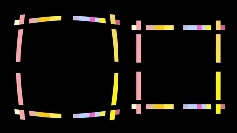 Geometric symbols. Stock Footage 309482735