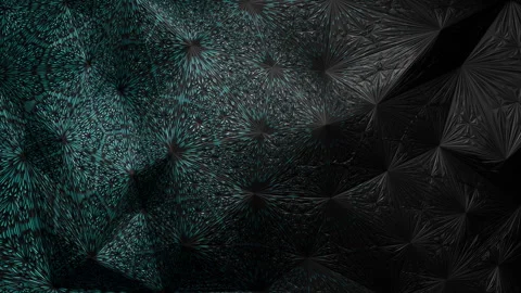 Geometric Teal Abstract Pattern Stock Footage 325219234