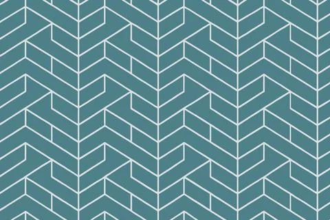 Geometric teal pattern with white intersecting lines Illustrazione stock