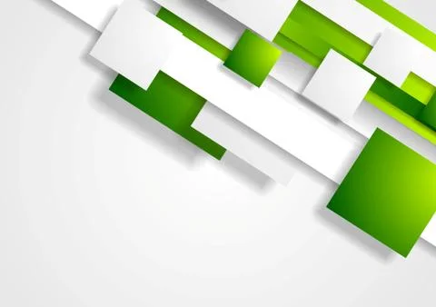 Geometric tech corporate background with squares Illustrazione stock