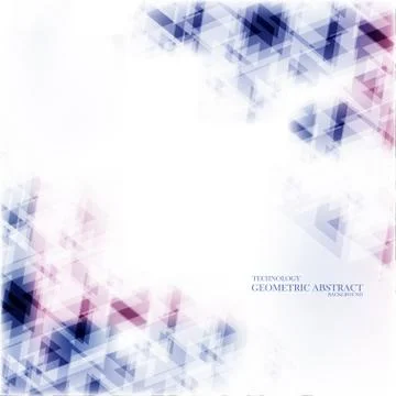 Geometric technological corner triangle abstract background vector Stock Illustration