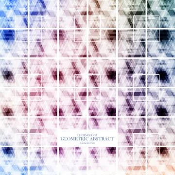 Geometric technological precious square abstract background vector Stock Illustration