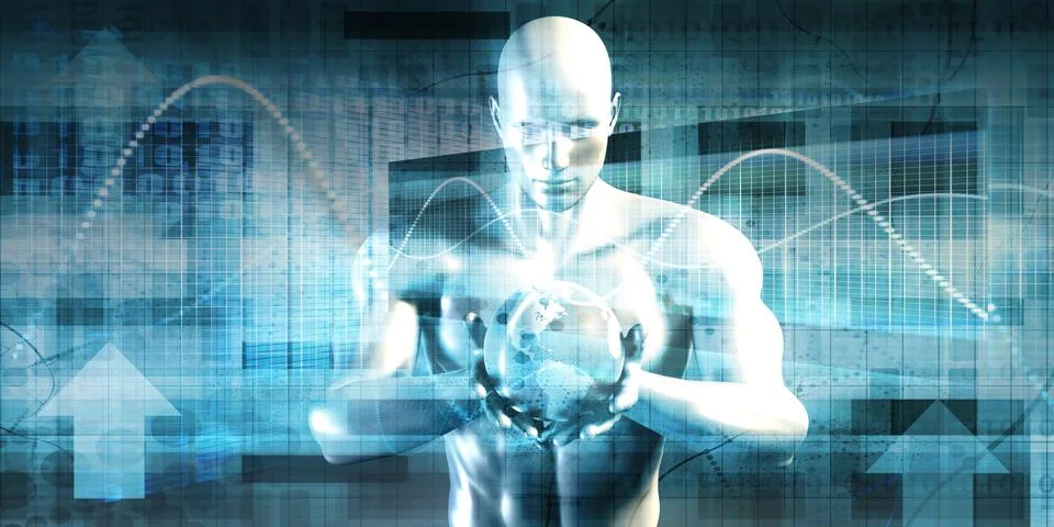 Geometric Technology Illustrazione stock