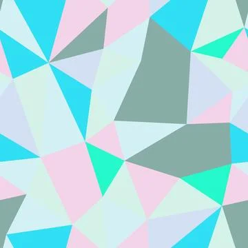 Geometric template background. Medium triangles size. Repeatable pattern. M.. Stock Illustration