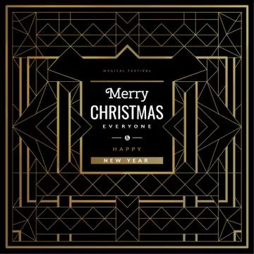 Geometric template frames. Stock Illustration