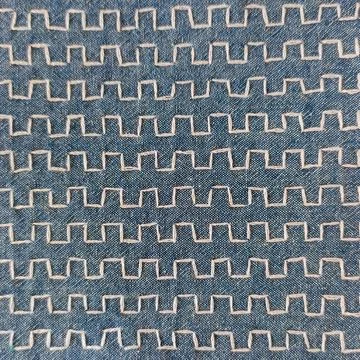 Geometric Textile Design Background.  Stock Photos