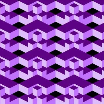 Geometric texture with L shape and cube shape objects  스톡 일러스트