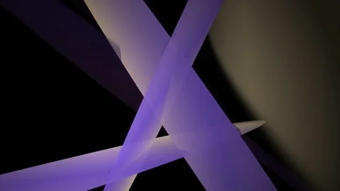 Geometric three dimensional shapes rotate in a seamless loop Vidéo 341856089