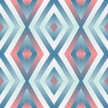 Geometric tile patchwork seamless pattern vector illustration Pastel blue pin Illustrazione stock