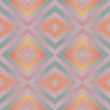 Geometric tile patchwork seamless pattern vector illustration Pastel pink blu Stock Illustration