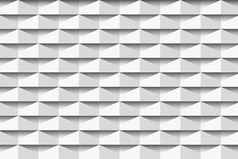 Geometric tile pattern with repeating pyramid shapes. Clean modern vector Stock Illustration