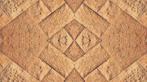 Geometric Tiled Pattern. Interior Decision. Rough Texture Stock Photos