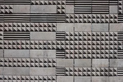 Geometric tiles texture background Stock Photos