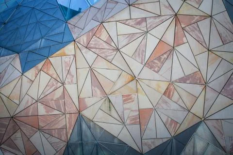 Geometric tirangle pattern background Stock Photos