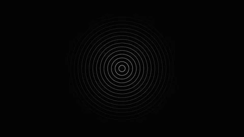 Geometric too much bright circle on black color illustration background. Stock Illustration
