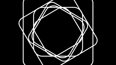 Geometric transition, dynamic shapes, abstract motion graphics animation. Stock Footage 309262473
