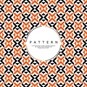 Geometric triangle and arrow abstract seamless pattern. Modern line pattern Stock Illustration
