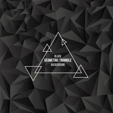 Geometric Triangle Background Stock Illustration