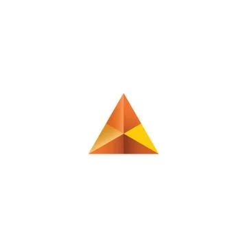 Geometric triangle Stock Illustration