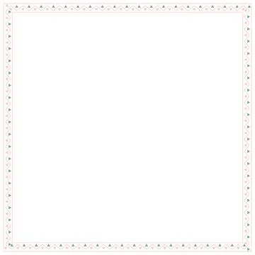 Geometric Triangle Jagged Line Frame Border Illustration Stock Illustration