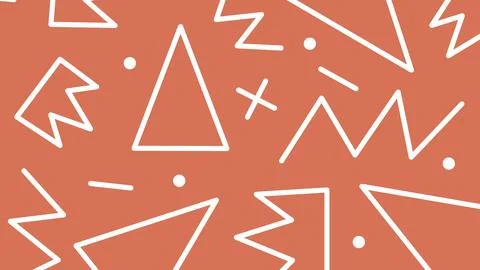 Geometric triangle line abstract background Stock Illustration